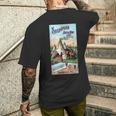 Sheboygan ネイティブアメリカン ウィスコンシン アメリカ 歴史 レトロ メンズTシャツ バックプリント 彼への贈り物