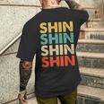 Shin 真 メンズTシャツ バックプリント 彼への贈り物