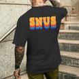 Snus 90年代デザイン チュアブルツール メンズTシャツ バックプリント 彼への贈り物