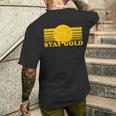 Stay Gold Ponyboy Outsiders 本 映画 小説 レトロ メンズTシャツ バックプリント 彼への贈り物