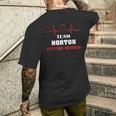 Team Norton Lifetime Memember Blood Fully Family メンズTシャツ バックプリント 彼への贈り物