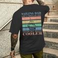 Vela Papà Capitanoestito Barca Aela Aela T-shirt da uomo con stampa posteriore Regalos para él