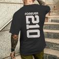 Vintage Forever 210 Texas Area Code 210 メンズTシャツ バックプリント 彼への贈り物