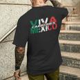 Viva Mexico Cabrones メキシコ独立 メキシカン国旗 メンズTシャツ バックプリント 彼への贈り物