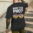 What The Pho 一緒にフォーを食べよう ベトナム旅行 ヌードルスープ フォーラバーズ メンズTシャツ バックプリント 彼への贈り物