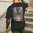 Y2k Hip Hop Fashionヒップホップ メンズ レディース ストリートウェア レトロホラー モンスター タコ メンズTシャツ バックプリント 彼への贈り物