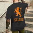 Zeeland オランダ オランダ メンズTシャツ バックプリント 彼への贈り物