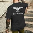 「Boia Chi Molla」とイーグルヴィンテージレトロ。 メンズTシャツ バックプリント 彼への贈り物