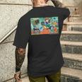 【Project Zircon×Fcグラディウス40th】コナミマニアのナミちゃん イラストby淺野のん メンズTシャツ バックプリント 彼への贈り物