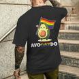 かわいい Lgbtq 猫と虹の旗のセーター – Lgbtq プライド メンズTシャツ バックプリント 彼への贈り物