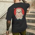 かわいい 和 ヨーグルト ヤクルトミルク 飲料 ヤクルト メンズTシャツ バックプリント 彼への贈り物