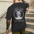 かわいいかわいい悪魔ゴス少女、私は生まれていませんでした 私は召喚されました メンズTシャツ バックプリント 彼への贈り物