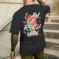 かわいいグラフィック「I Am A Rich Man」 メンズTシャツ バックプリント 彼への贈り物