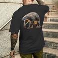 かわいいセンザンコウ ウロコアリクイ センザンコウ メンズTシャツ バックプリント 彼への贈り物