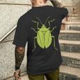 かわいい小さなミニマリスト昆虫シンプルなカメムシ メンズTシャツ バックプリント 彼への贈り物
