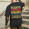 どんなに植物を所有していても、植物愛好家をもっと購入します メンズTシャツ バックプリント 彼への贈り物