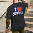アイ・ラブ・ジアハオ メンズTシャツ バックプリント 彼への贈り物