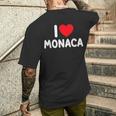 アイ・ラブ・モナカ メンズTシャツ バックプリント 彼への贈り物