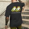 アカメアマガエルさんたち メンズTシャツ バックプリント 彼への贈り物