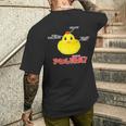 アヒル隊長 Three Points メンズTシャツ バックプリント 彼への贈り物
