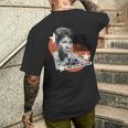 アレサ・フランクリン・ヤング・ギフテッド・アンド・ブラック・レトロ・フォト メンズTシャツ バックプリント 彼への贈り物
