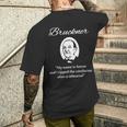 アントン・ブルックナー メンズTシャツ バックプリント 彼への贈り物
