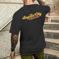 アンヘレスシティフィリピン 長袖tシャツ メンズTシャツ バックプリント 彼への贈り物