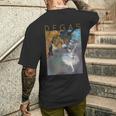 アーティストとバレリーナのためのステージ上のエドガー・ドガダンサー メンズTシャツ バックプリント 彼への贈り物
