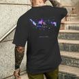 インドネシアの地図 メンズTシャツ バックプリント 彼への贈り物