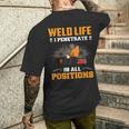 ウェルド ライフi 全ポジションに浸透 溶接 金属溶接 メンズTシャツ バックプリント 彼への贈り物