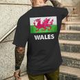 ウェールズ国旗tシャツ メンズTシャツ バックプリント 彼への贈り物