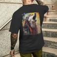 ウルフマン 長袖tシャツ メンズTシャツ バックプリント 彼への贈り物