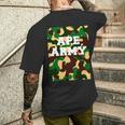 エイプネイション ダイヤモンド 月 ミーム ストック 猿 一緒に 強靭 長袖tシャツ メンズTシャツ バックプリント 彼への贈り物