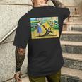 オズの土地 ドロシー・オズ かかし ビンテージ オズの魔法使い ポスター メンズTシャツ バックプリント 彼への贈り物