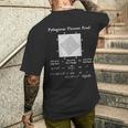 オタクピタゴラスの定理証三角形 数学教師 オタク メンズTシャツ バックプリント 彼への贈り物
