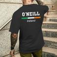 オニール アイルランドの姓 聖パトリックデー アイルランド国旗 メンズTシャツ バックプリント 彼への贈り物