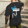 オノマトペ 創作文 英語教師 メンズTシャツ バックプリント 彼への贈り物