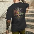 カバラ 生命の樹 エッツ・ハイム メンズTシャツ バックプリント 彼への贈り物
