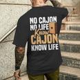 カホン奏者 カホン 音楽愛好家 人生を知る カチョン ペルーのカホン メンズTシャツ バックプリント 彼への贈り物