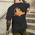 カワイイ ムツゴロウ メンズTシャツ バックプリント 彼への贈り物