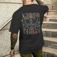カーリー ヒンドゥー教 死の女神 戦士 母 激しい メンズTシャツ バックプリント 彼への贈り物