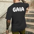 ガイア メンズTシャツ バックプリント 彼への贈り物
