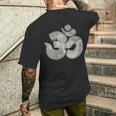 ガネーシャ・オーム・マッシュアップ メンズTシャツ バックプリント 彼への贈り物