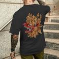 ガルーダ ジャタユ マスク メンズTシャツ バックプリント 彼への贈り物