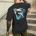 キッズ 先史時代モササウルス メンズTシャツ バックプリント 彼への贈り物