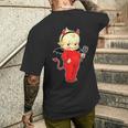 キューピー ベイビー デビル キュート メンズTシャツ バックプリント 彼への贈り物