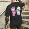 キューピー ベビー エンジェル デビル ケルブ メンズTシャツ バックプリント 彼への贈り物