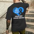 ギランバレー症候群啓発 メンズTシャツ バックプリント 彼への贈り物