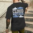 クラウドウォッチャー 予測 天気予報士 気象予報士 メンズTシャツ バックプリント 彼への贈り物