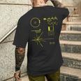 クラシック Nasa ボイジャー ゴールデンレコード 長袖tシャツ メンズTシャツ バックプリント 彼への贈り物
